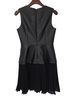 Milly 100% Polyurethane 100% Polyester 100% Polyester 100% Polyurethane 100% Polyester Solid Black Cocktail Dress Size 2 - photo 2