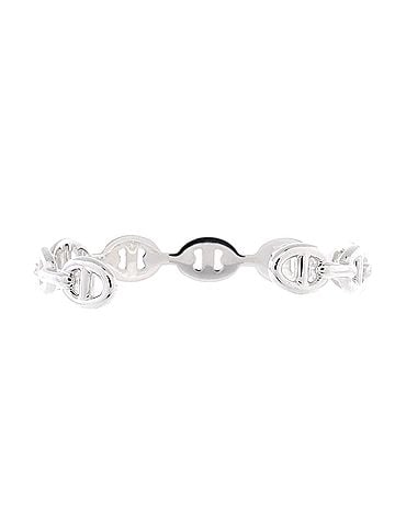 Hermès Chaine d'Ancre Enchainee Cuff Bracelet Sterling Silver Medium (view 2)