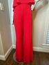 Amanda Uprichard 100% Polyester Solid Red Jumpsuit Size P (petite) - photo 5