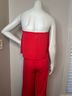 Amanda Uprichard 100% Polyester Solid Red Jumpsuit Size P (petite) - photo 6