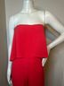 Amanda Uprichard 100% Polyester Solid Red Jumpsuit Size P (petite) - photo 4