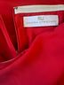 Amanda Uprichard 100% Polyester Solid Red Jumpsuit Size P (petite) - photo 3