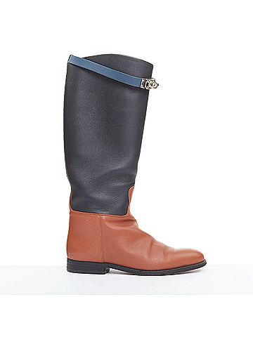 Hermès Hermes Calfskin Riding Boots (view 1)