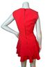 Alice + Olivia 100% Polyester Solid Red Cocktail Dress Size 4 - photo 2