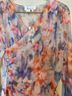 Anthropologie Tie-dye Orange Long Sleeve Blouse Size M - photo 4