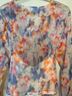 Anthropologie Tie-dye Orange Long Sleeve Blouse Size M - photo 8