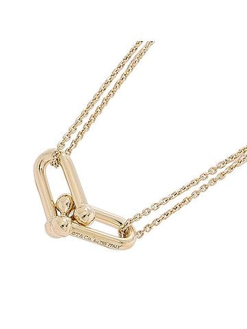 Tiffany & Co. Tiffany &amp; Co. Hardware Large Double Link Pendant Necklace, 18K Yellow Gold, 63364223. (view 1)
