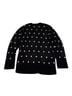 Halogen Polka Dots Black White Wool Cardigan Size M - photo 2