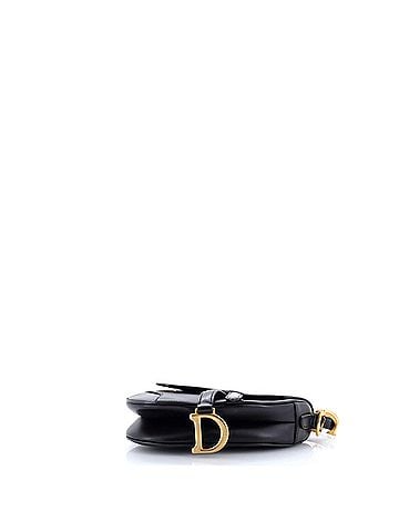 Christian Dior Saddle Handbag Leather Mini (view 2)