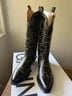 Ganni Solid Black Yellow Boots Size EU 39 - photo 9