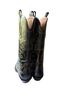 Ganni Solid Black Yellow Boots Size EU 39 - photo 2