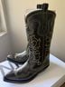 Ganni Solid Black Yellow Boots Size EU 39 - photo 8