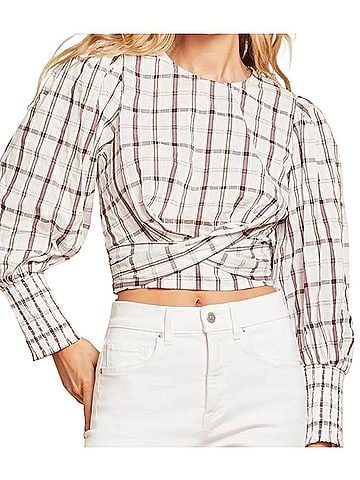 Veronica Beard Nyla Long Sleeve Blouse (view 1)