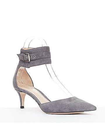 Gianvito Rossi Gianvito Rossi Suede Cuff Ankle Pumps (view 2)