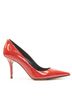 Versace 100% Other Black Versace Hibiscus Barocco Stud Pump Size EU 38 - photo 1