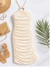 Likely Solid Ivory Cocktail Dress Size 6 - photo 5