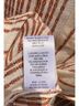 En Creme 100% Rayon Stripes Ivory Orange Short Sleeve Button-Down Shirt Size M - photo 5
