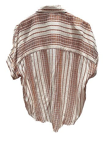 En Creme Short Sleeve Button-Down Shirt (view 2)