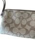 Coach Print Purple Brown Wristlet One size - photo 2