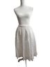 J.Crew 53% Polyester 47% Cotton 100% Polyester White Formal Skirt Size 6 - photo 2