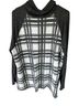 Joseph Ribkoff 100% Polyester 23% Rayon 6% Spandex Plaid Black White Gray Long Sleeve Blouse Size 14 - photo 2