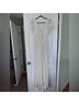 BHLDN Silver White Cocktail Dress Size 4 - photo 5