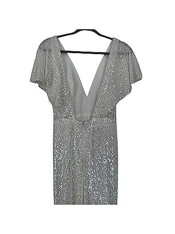 BHLDN Jenny Yoo Sequin Bridal gown Cocktail Dress (view 2)