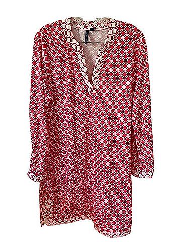 Aqua Aqua Et Sol Pink Geometric Print Dress Casual Dress (view 1)