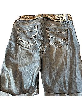 No Boundaries Curvy Fit Denim Shorts (view 2)