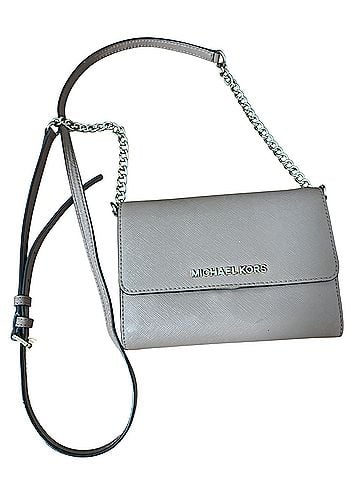 Michael Kors Jet Set Travel Leather Crossbody Bag (view 1)
