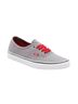 Vans 100% Canvas Gray Red Sneakers Size 7 1/2 - photo 1
