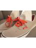 Vans 100% Canvas Gray Red Sneakers Size 7 1/2 - photo 7