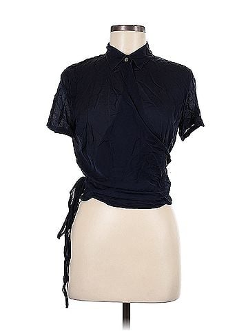 Lafayette 148 New York Lafayette 148 New York Short Sleeve Silk Top (view 1)