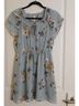 Xhilaration 100% Polyester Floral Blue Casual Dress Size M - photo 5