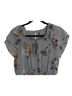 Xhilaration 100% Polyester Floral Blue Casual Dress Size M - photo 2