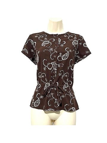 Christopher & Banks Short Sleeve Blouse (view 1)