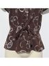 Christopher & Banks Floral Paisley Brown Short Sleeve Blouse Size S - photo 4