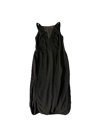 Marciano x elin king black sheet mesh v neck Cocktail Dress (view 2)