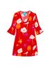 Escapada Floral Red Multi Color Casual Dress Size XS - photo 1