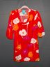 Escapada Floral Red Multi Color Casual Dress Size XS - photo 5