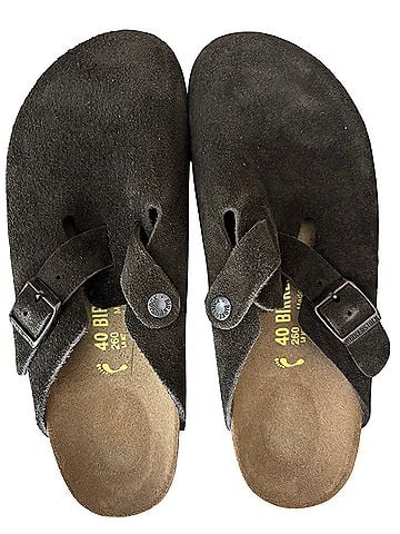 Birkenstock Boston - Mocha Mule/Clog (view 1)