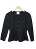 Reformation Solid Black 3/4 Sleeve Blouse Size L - photo 1