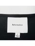 Reformation Solid Black 3/4 Sleeve Blouse Size L - photo 3