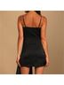 Lulus 100% Polyester Solid Black Cocktail Dress Size XL - photo 12