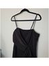 Lulus 100% Polyester Solid Black Cocktail Dress Size XL - photo 3