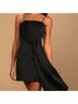 Lulus 100% Polyester Solid Black Cocktail Dress Size XL - photo 11