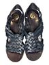 Tory Burch 100% Leather Blue Wedges Size 8 - photo 2