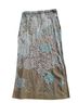 Peruvian Connection 100% Cotton Floral Blue Green Skort Size XL - photo 2