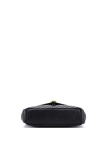 Saint Laurent Classic Monogram College Bag Matelasse Chevron Leather Large (view 2)