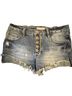 Free People Blue Denim Shorts Size 25 waist - photo 1